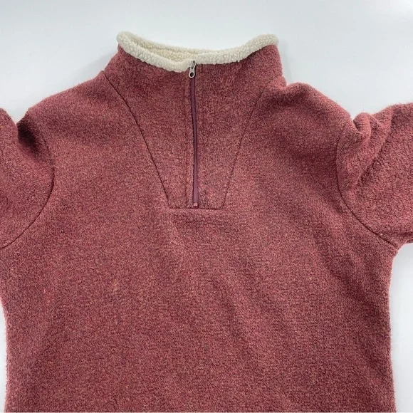 Kuhl Alfpaca pullover 1/4 jacket/sweatshirt Heathered Marled Rust Color Small - Picture 5 of 8